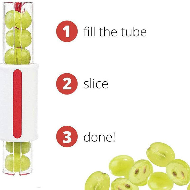 Tomato Chip Slicer Vegetable Fruit Zip Slicer Knife Grape Cutter Chopper Multifunctional Kitchen Tools - ZEYTONCART