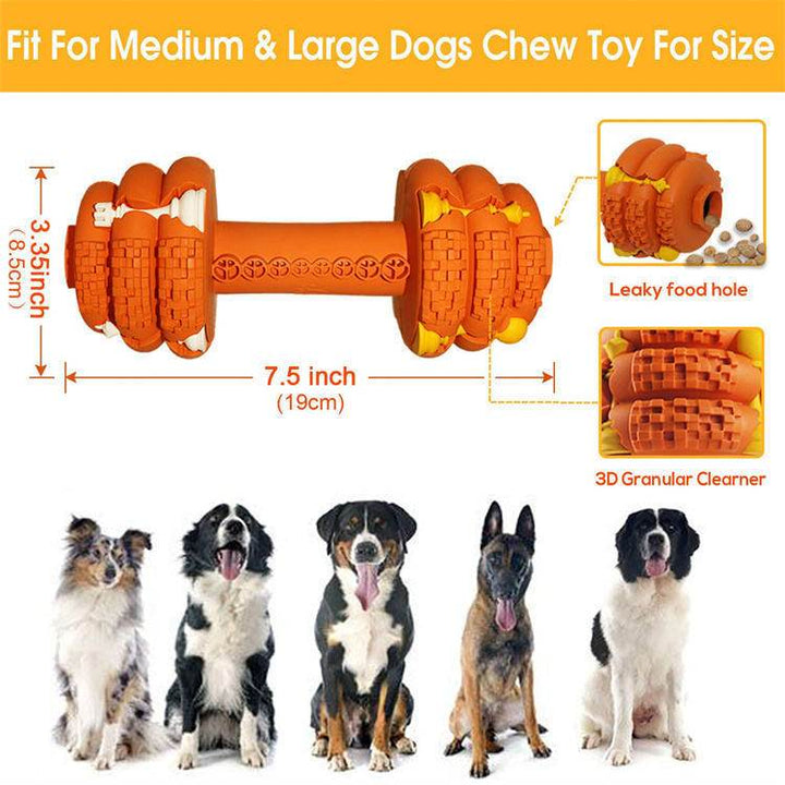 Durable Dog Chew Toys For Aggressive Chewers Food Grade Tooth Cleaning Pet Toy Interactive Dog Toy For Medium Large Dogs - ZEYTONCART