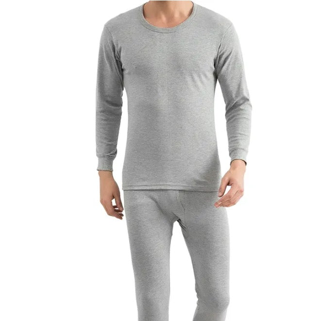 Men Thermal Underwear Set Long Johns Pants Long Sleeve Soft Underwear Kit Top Bottom Winter Sports Suits - ZEYTONCART