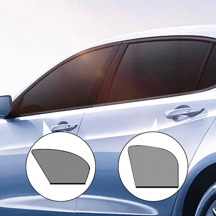 Car Front&Rear Side Curtain Sun Visor Shade Mesh Cover Insulation Anti-mosquito Fabric Shield UV Protector Car Accessories Car Side Window Sunshades Window Screen Door Covers UV Protector - ZEYTONCART