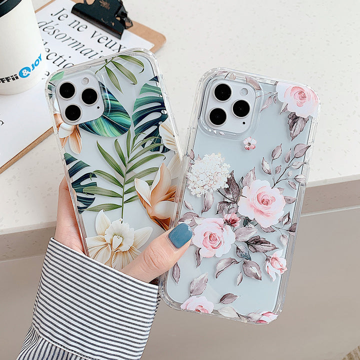 Banana Leaf Watercolor Flowers Are Suitable For Protecting Mobile Phone Cases - ZEYTONCART