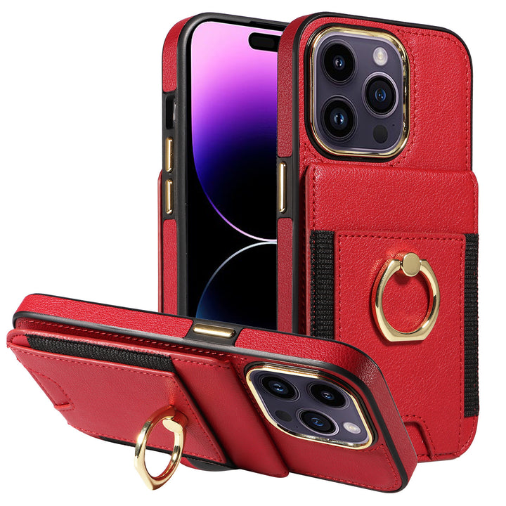 Back Cover Leather Case Phone Case Wallet Protective Case Universal - ZEYTONCART