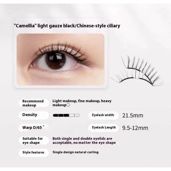Magnetic Eyelashes Thick Zero Glue Long C Curved Eyelashes - ZEYTONCART