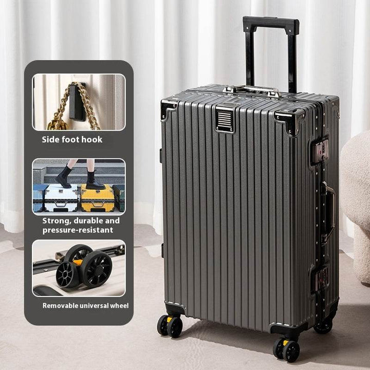Suitcase Large Capacity Aluminium Frame Luggage - ZEYTONCART