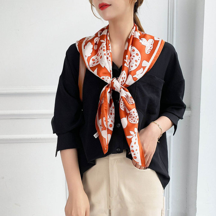 Fashion Silk Scarves Female Printing Hijab - ZEYTONCART