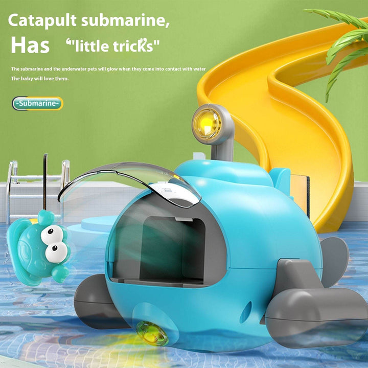 Water Toys Luminous Catapult Submarine Bath Toys - ZEYTONCART