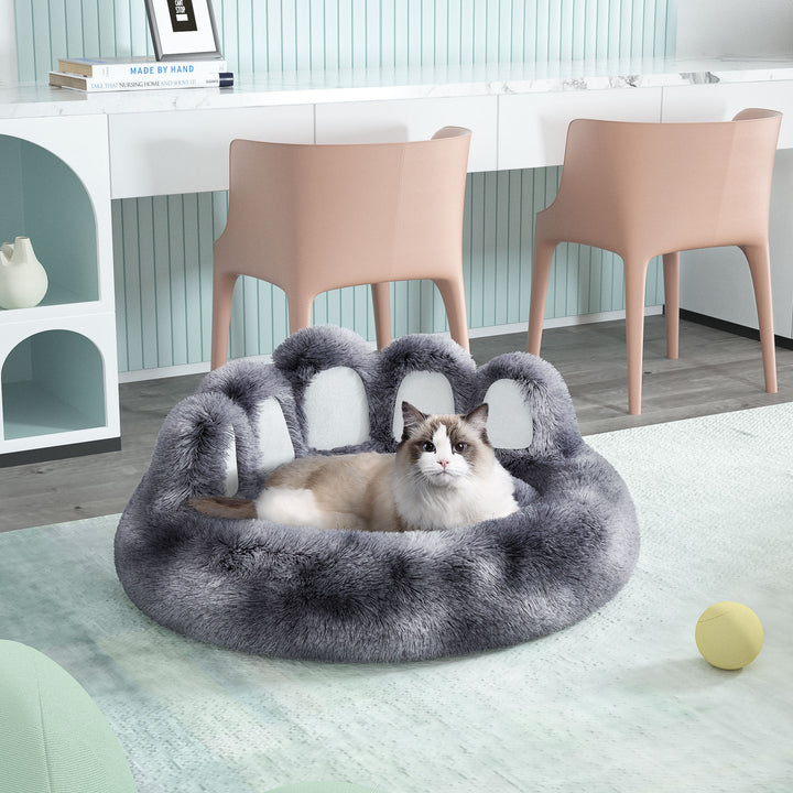 Cute Dog Bear Paw Shape Dog Bed, Dog Beds & Furniture For Small And Medium Dogs, Cozy Plush Cute Cat Beds For Indoor Cats - ZEYTONCART
