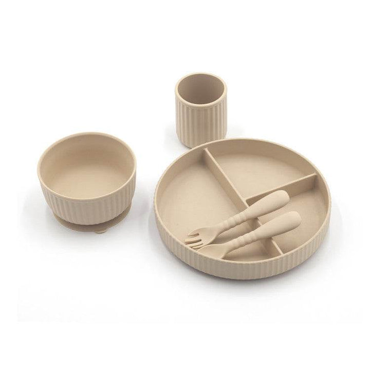 Integrated Edible Silicon Complementary Food Feeding Tableware - ZEYTONCART