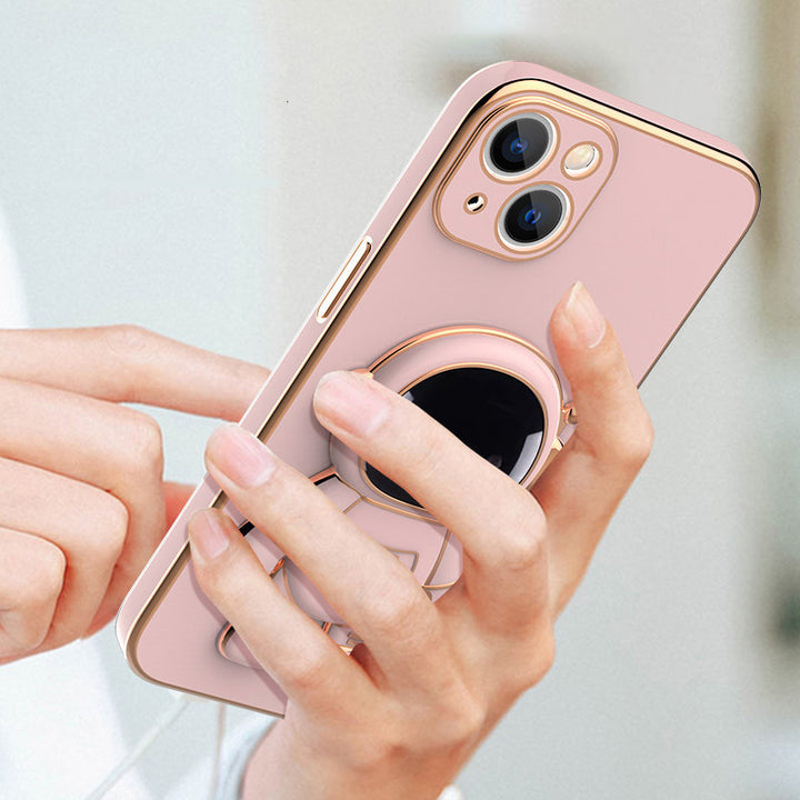 3D Astronaut Phone Case Anti-Drop Electroplating Bracket - ZEYTONCART