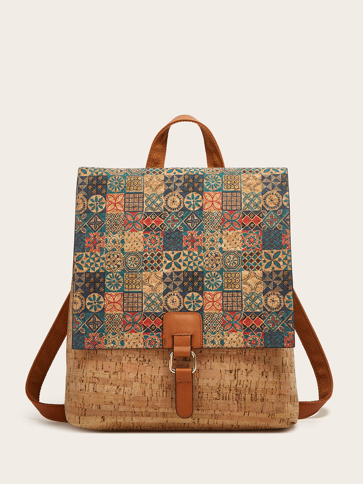 Affordable Luxury Fashion High-grade Fashion Retro Printed Backpack - ZEYTONCART