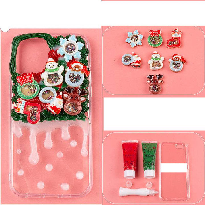 Diy Cream Gel Mobile Phone Case Set Cute Element Resin Accessories - ZEYTONCART