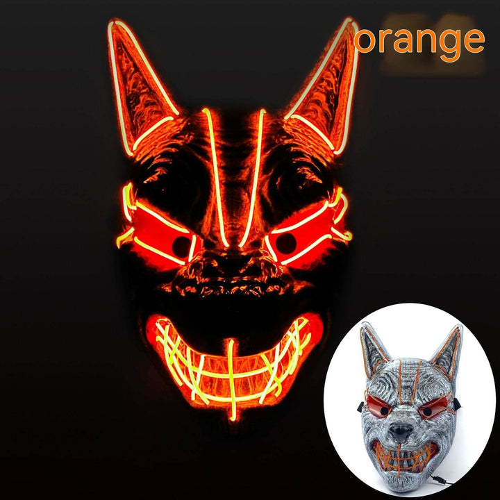 Halloween LED Full Face Luminous Mask - ZEYTONCART
