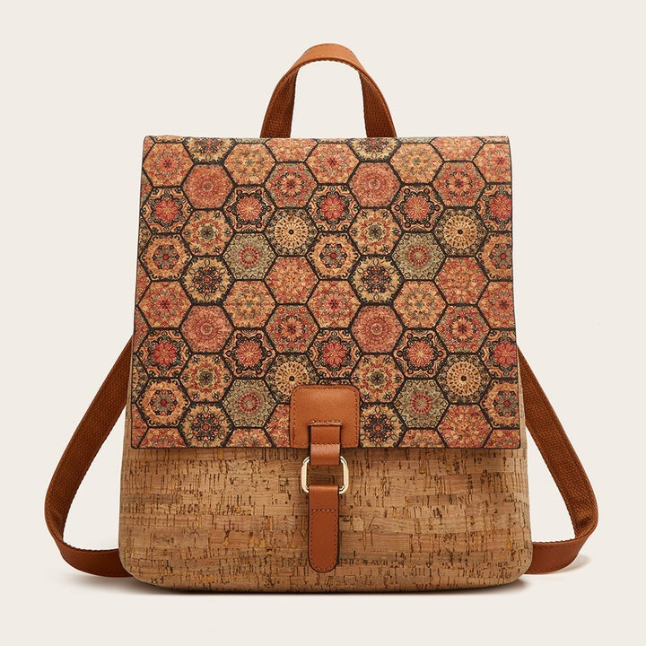 Affordable Luxury Fashion High-grade Fashion Retro Printed Backpack - ZEYTONCART