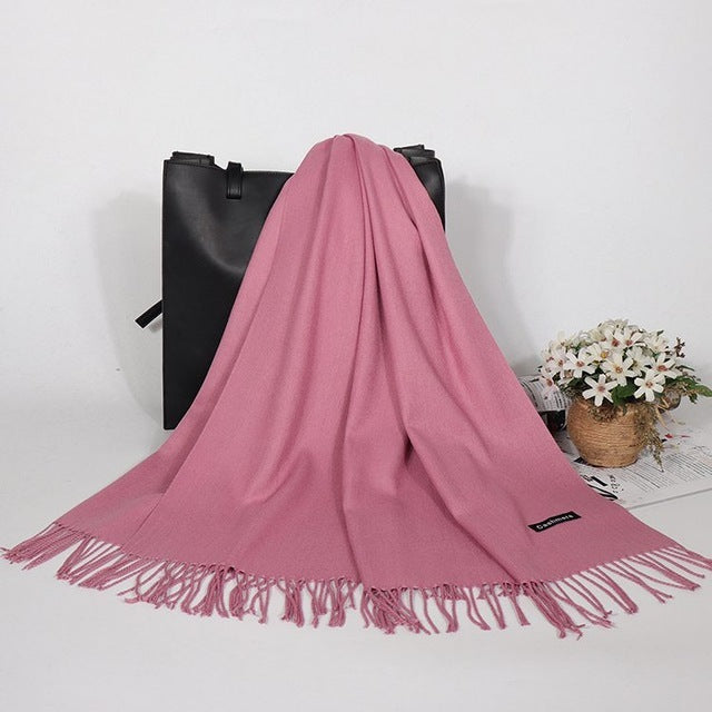 Winter Cashmere Women Scarf Female Luxury Brand Scarves Lady - ZEYTONCART