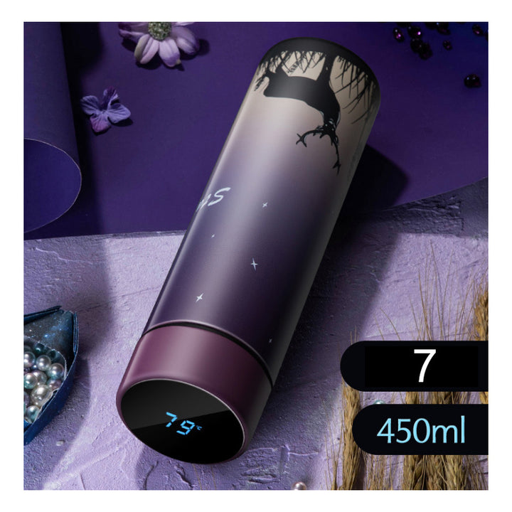 Insulation Cup 304 Stainless Steel Temperature Intelligent Display Portable Car Water Cup Large Capacity Creative Korean Tea Cup - ZEYTONCART