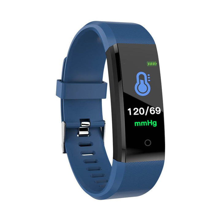Screen Smart Wristband Heart Rate Monitor Fitness Activity Tracker 115plus Smart Band Color Blood Pressure Music Remote Control - ZEYTONCART