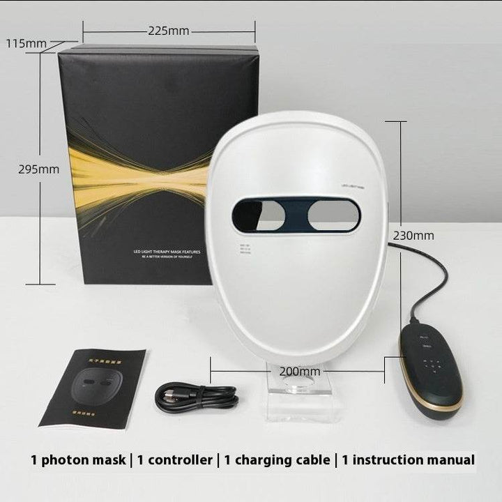 Rechargeable Mask Face LED Color Light Domestic Beauty Apparatus - ZEYTONCART