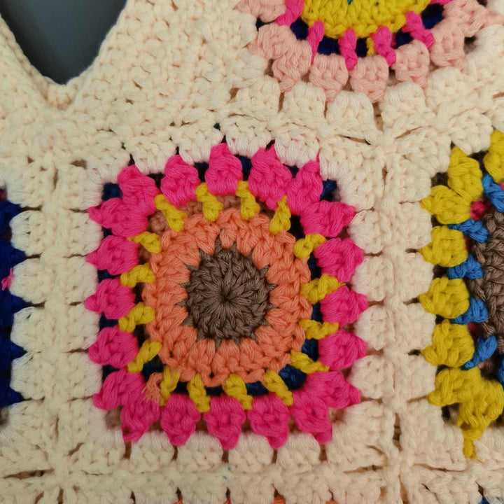 Women's Fashion Crochet Tote Shoulder Bag - ZEYTONCART