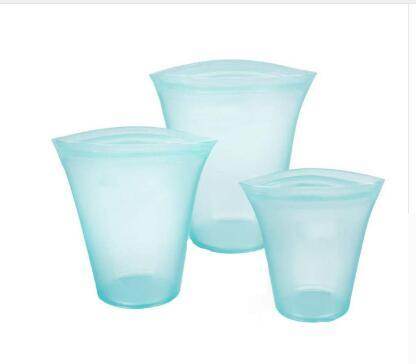 Reusable Clear Plastic Storage Cups - Set of 3 Sizes - ZEYTONCART