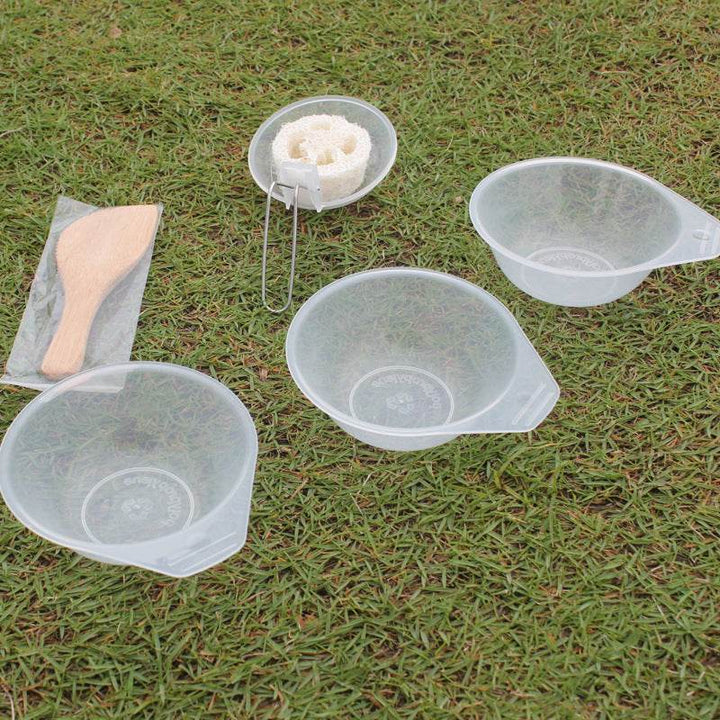 Outdoor Portable Cookware Camping Hiking Picnic Non-stick Cooking Pan Pot Bowl Set for 2-3 Person - ZEYTONCART