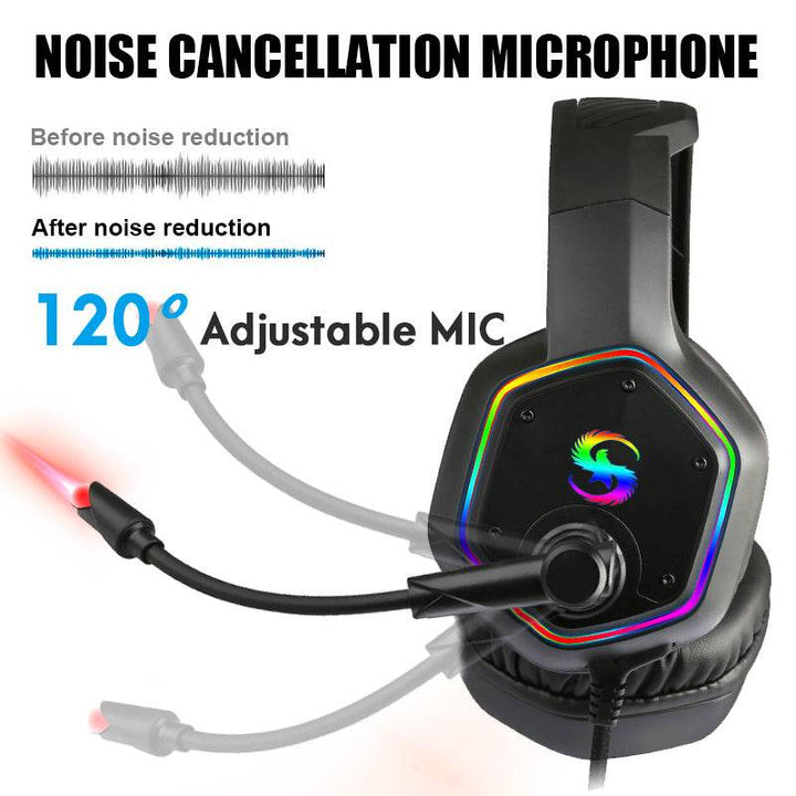 Gaming 3D Sound Effect GAMINGHEADSET Noise Canceling Headphones - ZEYTONCART