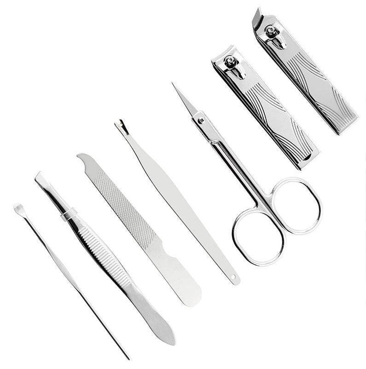 Checked pattern personal care 7-piece nail clippers - ZEYTONCART