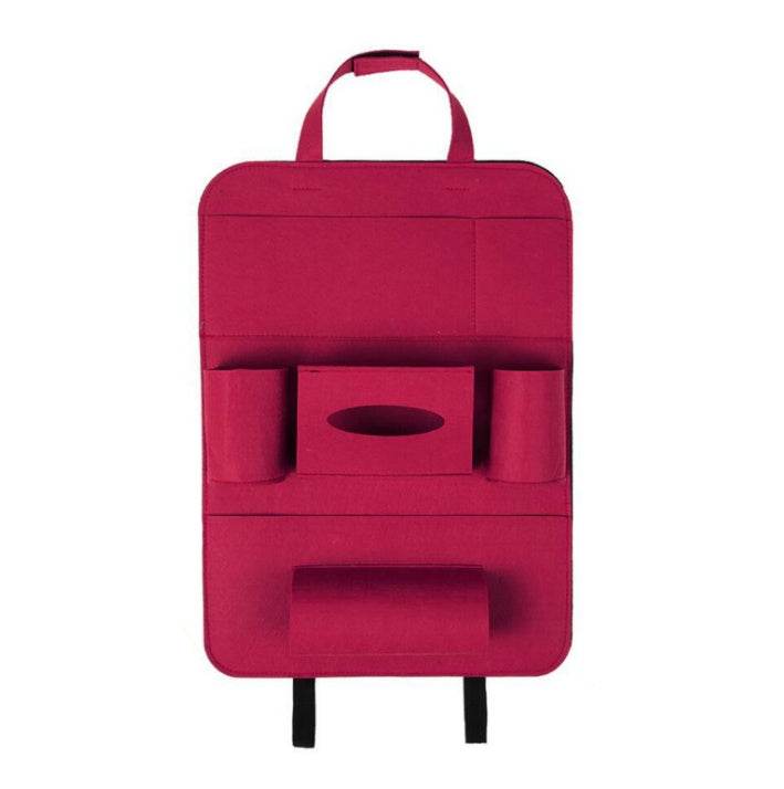 Auto Car Backseat Organizer Car-Styling Holder Multi-Pocket Seat Wool Felt Storage Multifunction Vehicle Accessories Bag - ZEYTONCART