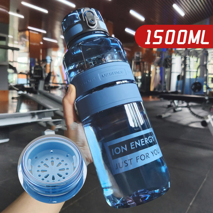 Large Capacity Sports Water Cup Portable Fitness Plastic Large Water Bottle - ZEYTONCART