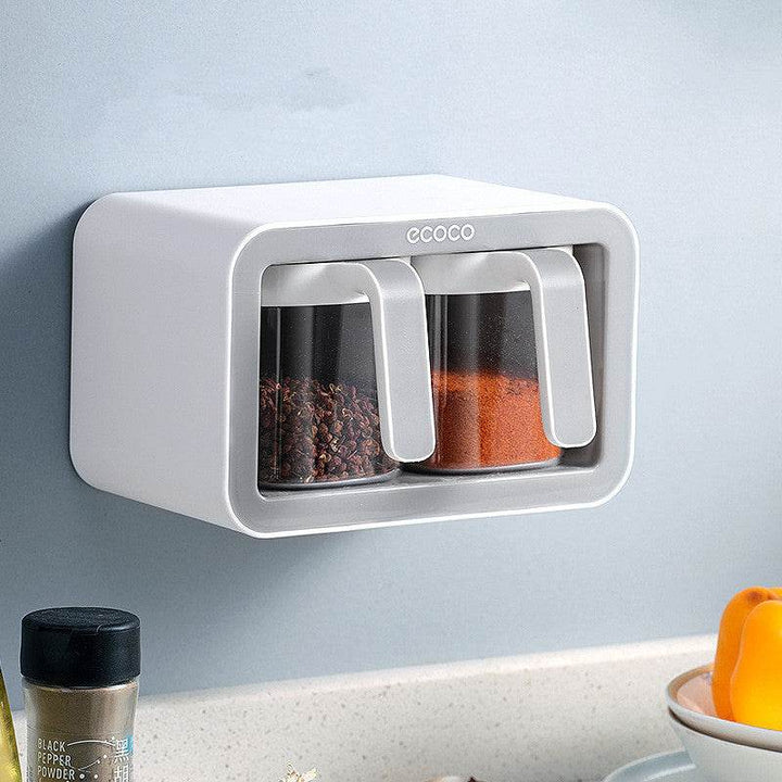 ZEYTON CART Spice Jar Organizer with Wall Mount Design - ZEYTONCART