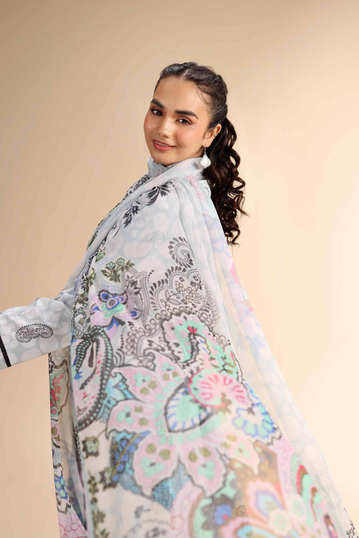 Printed & Embroidered 2-Piece Cambric Suit – Pink | Unstitched Summer Collection 20252 Piece - Printed Suit - 42501036 - ZEYTONCART