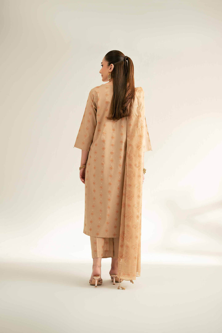 Printed 3-Piece Summer Suit – Cambric Shirt, Voile Dupatta & Trousers | Skin Tonet - 42519178 - ZEYTONCART