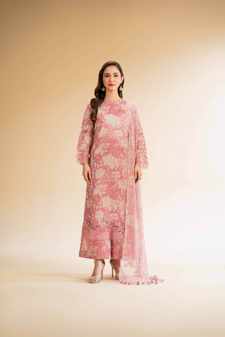 Printed & Embroidered 3-Piece Lawn Suit – Pink | Summer Unstitched Collection - Suit - 42519395 - ZEYTONCART