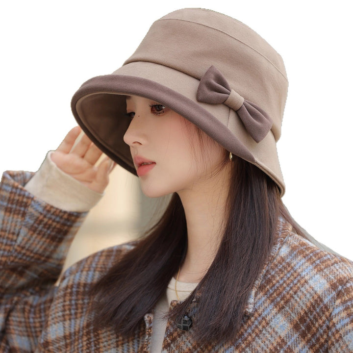 Autumn And Winter New Bow Hat For Women - ZEYTONCART