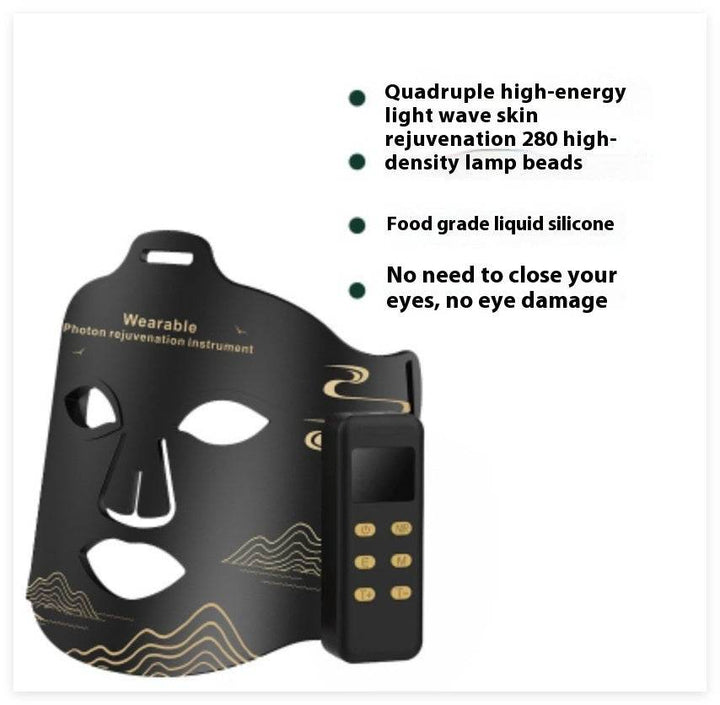 New Infrared Phototherapy Beauty Apparatus Face Led Color Light Skin Rejuvenation Beauty Mask - ZEYTONCART