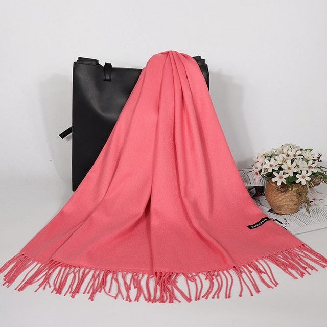 Winter Cashmere Women Scarf Female Luxury Brand Scarves Lady - ZEYTONCART
