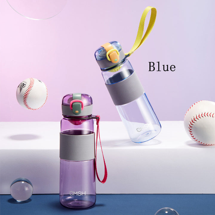 Sports Plastic Water Cup Female Creative Large Capacity Male Student Simple And Portable - ZEYTONCART