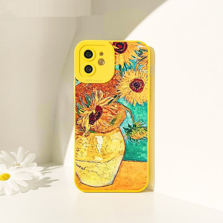 Sunflower IPhone14 Phone Case Silicone Phone Case - ZEYTONCART