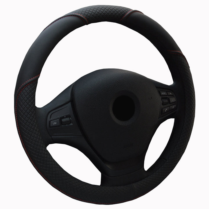 New Four Seasons Four Seasons Universal Ice Silk Non-Slip Car Steering Wheel Cover Braid Interior Car Accessories - ZEYTONCART