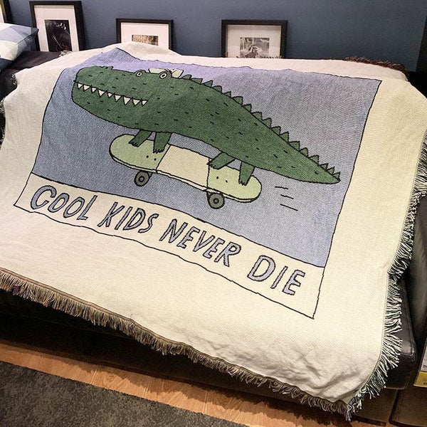Sofa blanket knitted blanket - ZEYTONCART