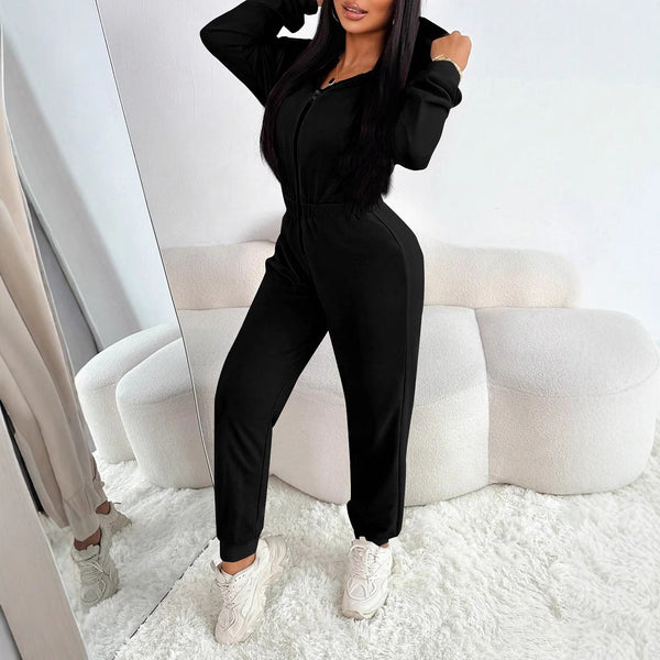 Women's Solid Color Long Sleeve Autumn And Winter Warm - ZEYTONCART