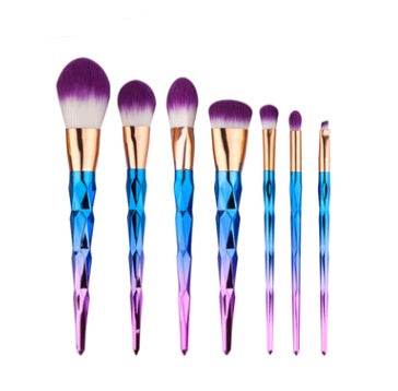 7 makeup brushes, makeup tools, diamond makeup brush foundation brush - ZEYTONCART