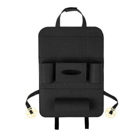 Auto Car Backseat Organizer Car-Styling Holder Multi-Pocket Seat Wool Felt Storage Multifunction Vehicle Accessories Bag - ZEYTONCART