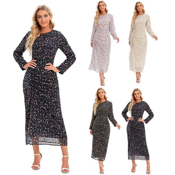 Muslim Fashion Hijab Dress Printed Abayas For Women - ZEYTONCART