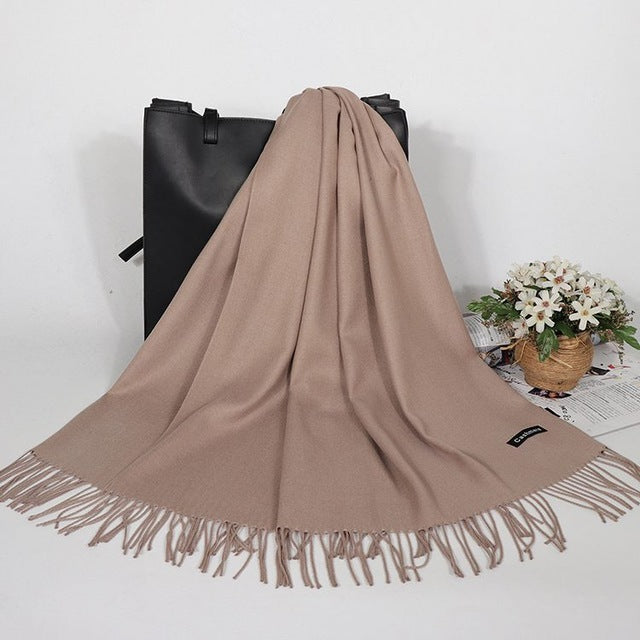 Winter Cashmere Women Scarf Female Luxury Brand Scarves Lady - ZEYTONCART