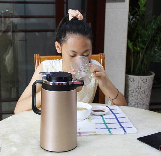 Electric kettle double insulated stainless steel mini kettle 1.8L - ZEYTONCART