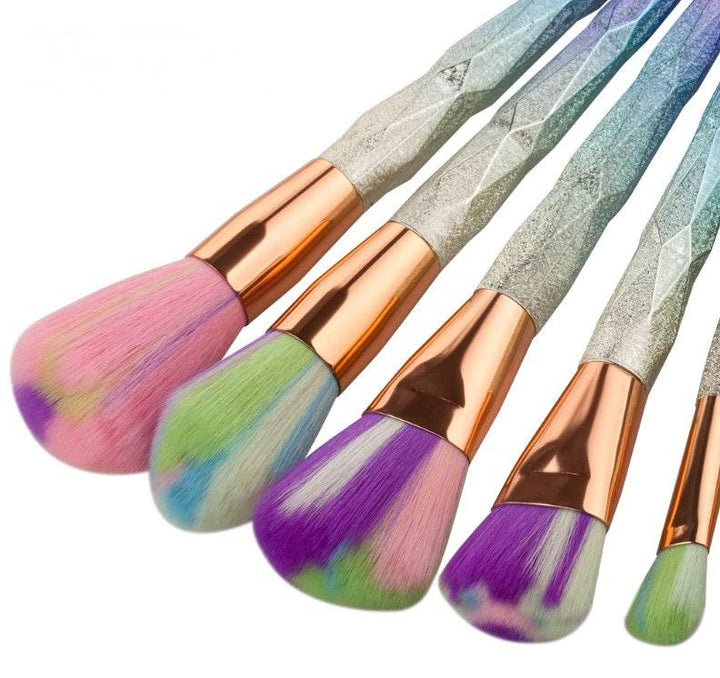 7 makeup brushes, makeup tools, diamond makeup brush foundation brush - ZEYTONCART