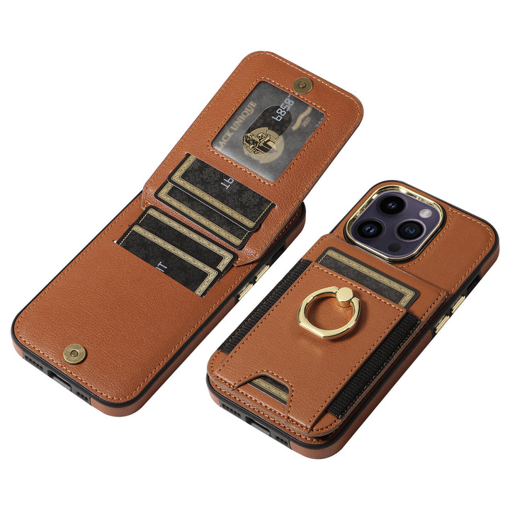 Back Cover Leather Case Phone Case Wallet Protective Case Universal - ZEYTONCART