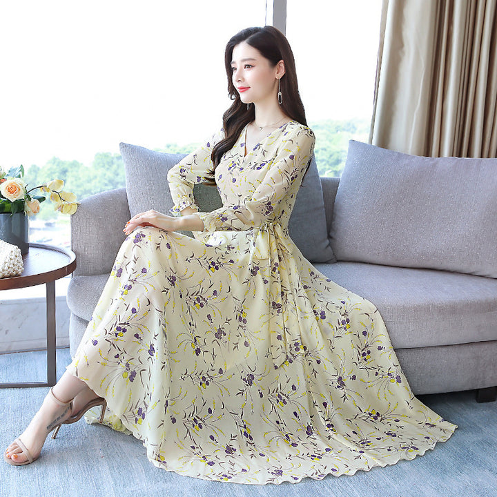 Ladies Floral Chiffon Skirt - ZEYTONCART