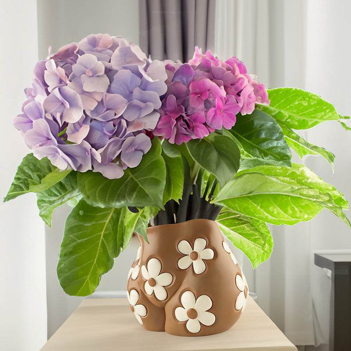 Creative Resin Body Art Flowerpot Home Home Decor - ZEYTONCART