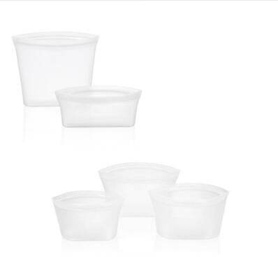 Reusable Clear Plastic Storage Cups - Set of 3 Sizes - ZEYTONCART